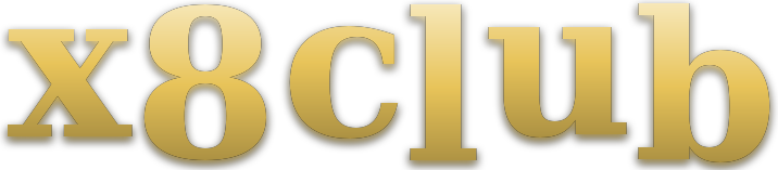 x8 club logo
